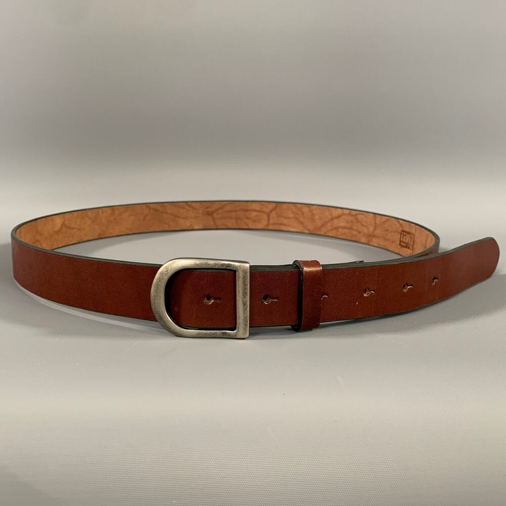 LEVI'S Size L Brown Leather Belt